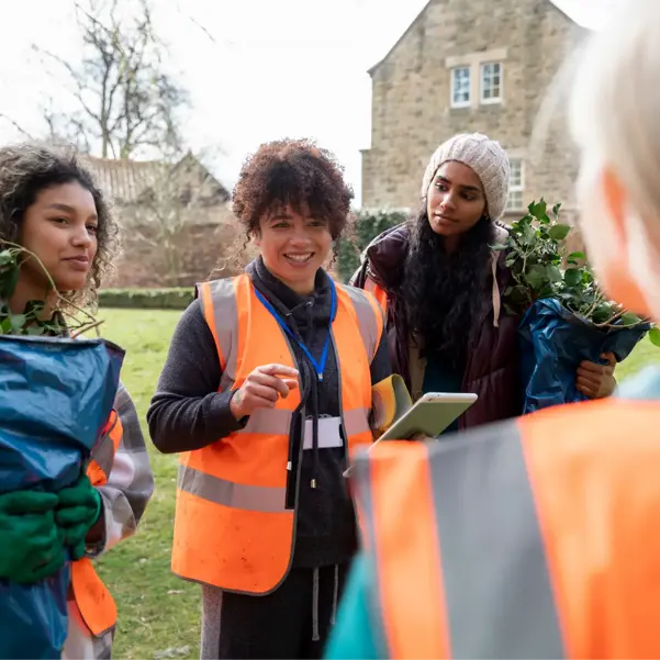 Volunteers Ready to Help the Community